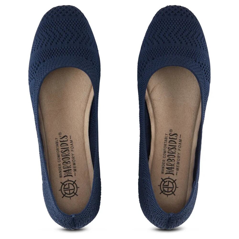 Harborsides Women's Round Toe Knit Flats (Nephis) Size 7,5 S000174